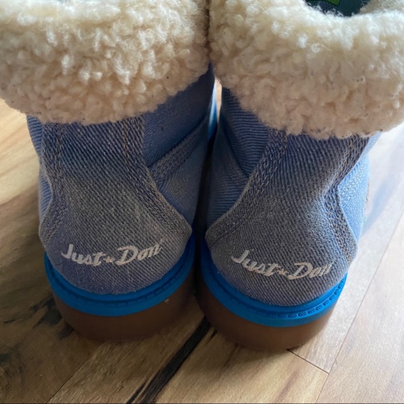 Timberland Just Don Denim Faux Shearling Boots - Picture 8 of 15